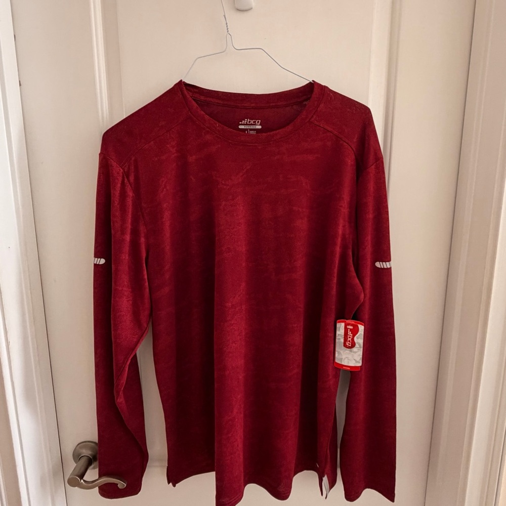 BCG Red Long Sleeve Men's Tee